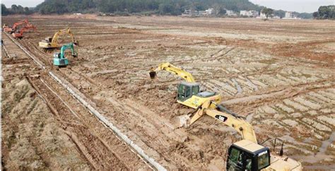 下田坡道|高标准农田建设项目耕路、渠道、路涵、下田坡道工程施工组织设。